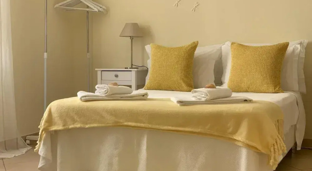 Superior Dvoulůžkový s manželskou postelí pokoj a výhledem do dvora Blue Moon Hostel