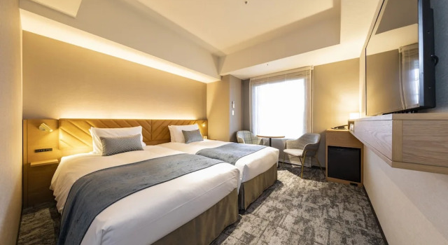 Двухместный номер Hollywood Tokyu Stay Hakodate Asaichi Akarinoyu