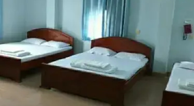 Кровать в общем номере Hai An