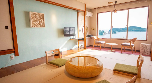 New Kankai Honkan Tenku Ocean View Hotel Kairo, Buchen Sie Hotel Tonoshō Kagawa