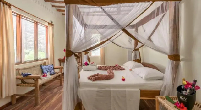 Семейный номер Deluxe с видом на океан Hakuna Majiwe Beach Resort
