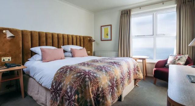 Deluxe Doppel Zimmer mit Meerblick Polurrian on the Lizard