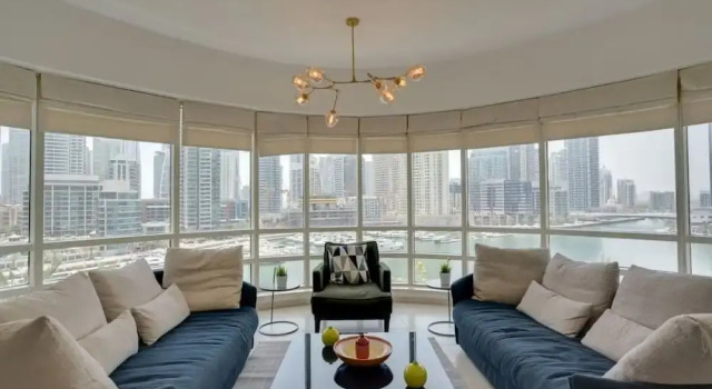 Airy Apartment With the Best View of Marina!, Забронировать Апартаменты/квартира Апартаменты Эмирата Дубая, рядом с Dubai Marina Yacht Club, Апартаменты/квартира