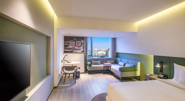 Двухместный номер Deluxe Jinmao Hotel Xi'an Downtown