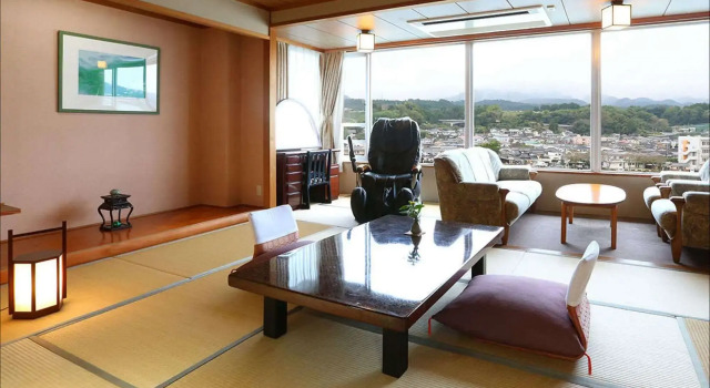 Номер Standard с видом на реку Hita Onsen Kizantei Hotel