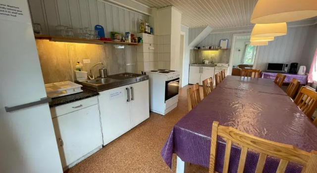 Кровать в общем номере (мужской номер) Lofoten Å Hostel