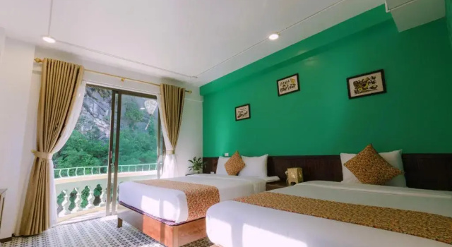 Трёхместный номер Standard с видом на горы Tam Coc La Montagne Resort & Spa Ninh Binh