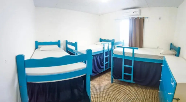 Кровать в общем номере (мужской номер) Hostel Dragão do Mar Fortaleza
