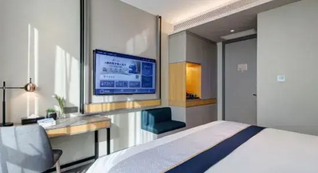 Кровать в общем номере Homeinn Selected Hotel (Changzhi Xiangyuan Changxing Road)
