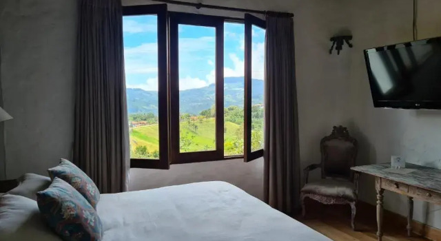 Двухместный номер Deluxe с красивым видом из окна Casa Santamaria Hotel Campestre