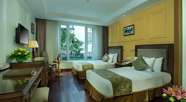 Двухместный номер Deluxe с видом на город Hanoi Pearl Hotel