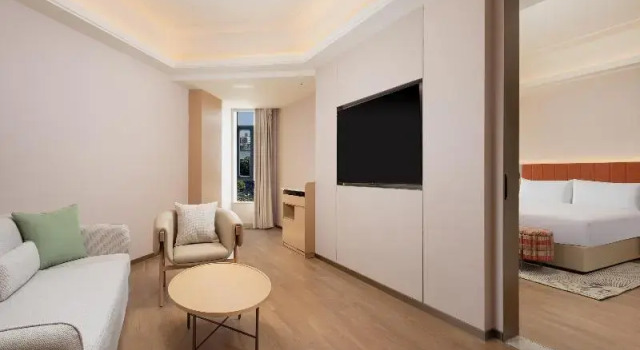Двухместный люкс Deluxe Hilton Garden Inn Dongguan Wanjiang Jiangjing Road