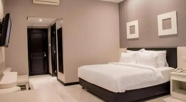 Camera doppia Executive con balcone e con vista Luminor Hotel Jember By WH