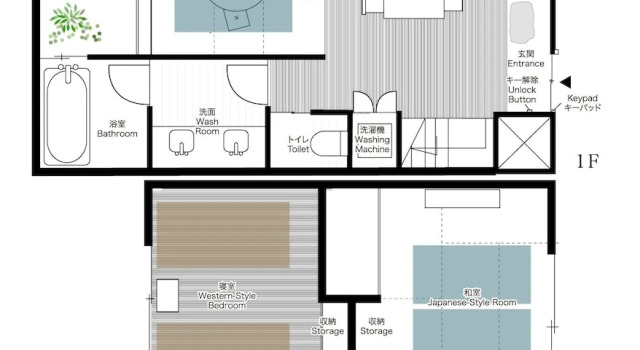 Коттедж Tasokare Machiya House