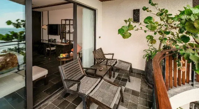 Двухместный номер Deluxe с балконом и с видом на сад Amiana Resort Cam Ranh