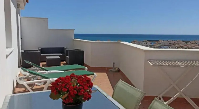 Апартаменты La Perla Azul Playa - Terraza al Sol