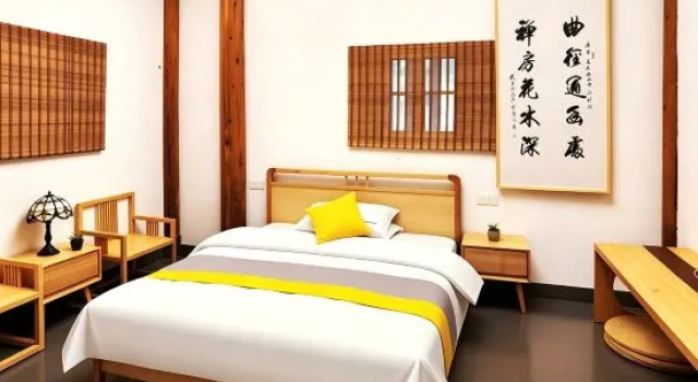 Кровать в общем номере Xiyuan Xiangyu Inn  Wudian