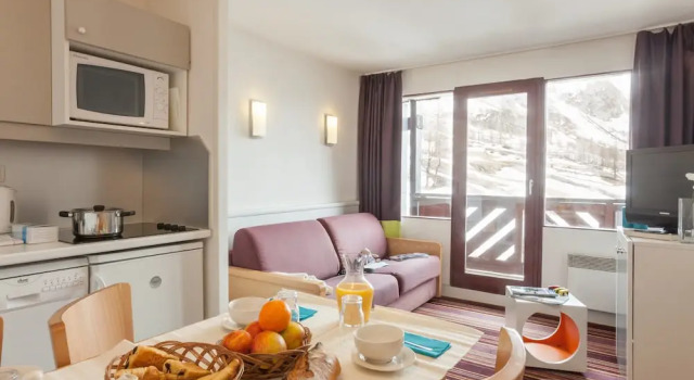 Студия с балконом Résidence Pierre & Vacances La Daille