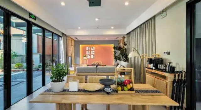 Люкс с 3 комнатами Hainan Chengmai Yingbin Peninsula Theme Villa