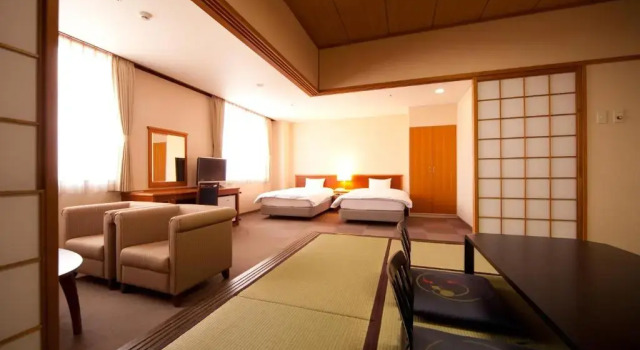 Семейный номер Standard Kikunan Onsen Yubel Hotel