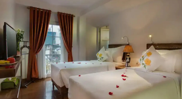 Номер Standard Singita Classy - A Cozy Rustic Hideaway in Hanoi Old Quarter