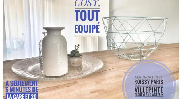 Appartement Paris Roissy Villepinte Asterix Disney, Varaa Huoneisto  
