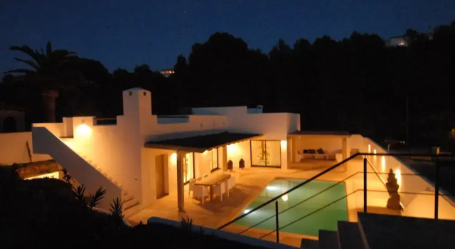 Modern Villa in the Typical Ibizan-style Furnishings and a Private Pool