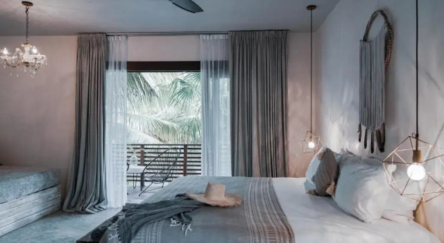 Двухместный номер Deluxe с балконом и рядом с пляжем Lula Tulum, a Small Luxury Hotel