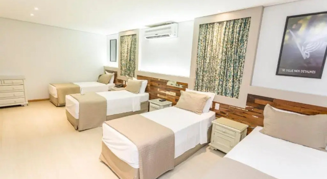 Четырёхместный номер Standard Hotel Pousada do Bosque