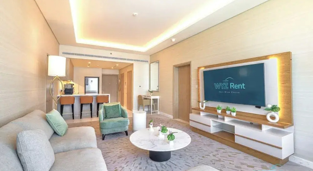 Апартаменты Executive с видом на море Palm Tower 1 BD Nakheel Mall High Floor