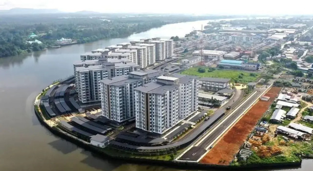 Апартаменты с 2 комнатами Muji homestay kuching scenic view 2 bedrooms entire apartment