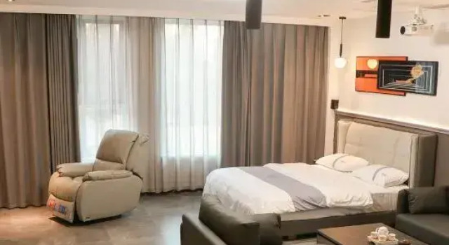 Люкс Deluxe Linshu Youjia Private Cinema Homestay