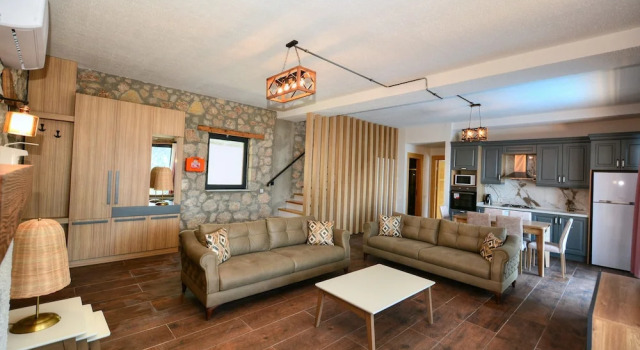 2 Bedroom Private Villa With Infinity Pool and Sea View, Rezervovat Vila Hotely v Fethiye Area s parkováním, Parkování