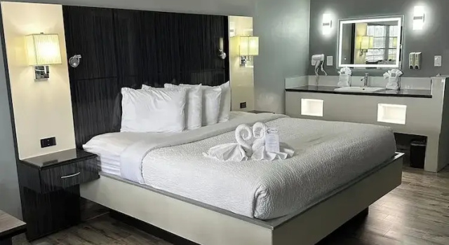 Двухместный номер Deluxe с видом на залив Historic Waterfront Marion Motor Lodge in downtown St Augustine