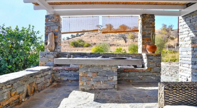 Коттедж с 3 комнатами Alexandrea, family home near Vourkari on the island of Kea
