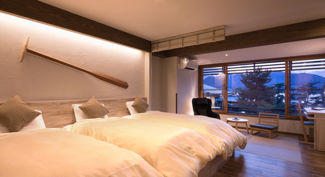 Трёхместный номер Hotel Miyajima Villa
