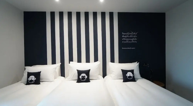 Трёхместный номер Deluxe с балконом Blumonkey Hub & Hotel Chanthaburi