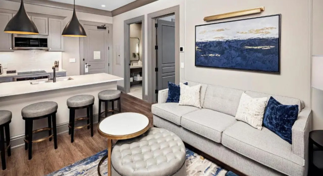 Двухместный люкс с диваном-кроватью c 1 комнатой Hilton Club Liberty Place Charleston