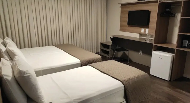 Двухместный номер Deluxe Hotel 7 Itajaí by RB Hotelaria