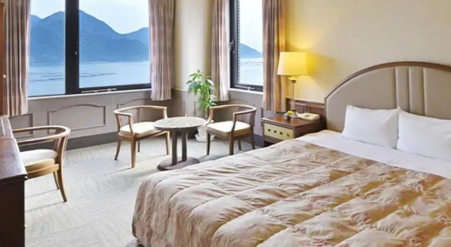 Двухместный номер Standard с видом на море Miyajima Coral Hotel
