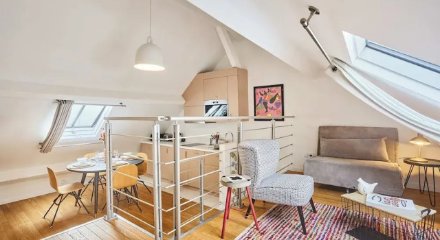 Charming Triplex Le Marais/beaubourg, Забронировать Апарт-отель Апарт-отели Парижа, рядом с Place des Émeutes-de-Stonewall, Апарт-отель