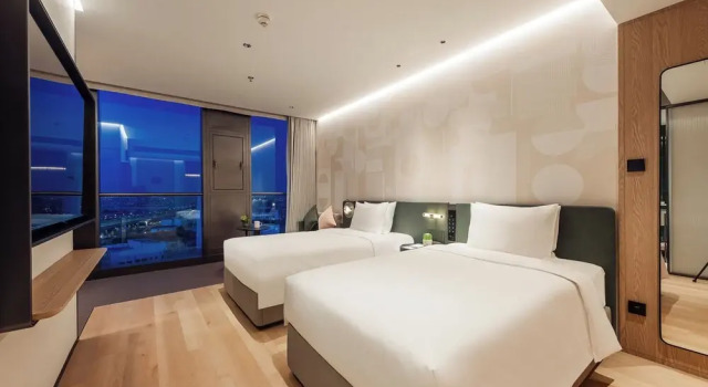 Двухместный номер Standard с видом на город EVEN Hotel Shanghai Jinqiao by IHG