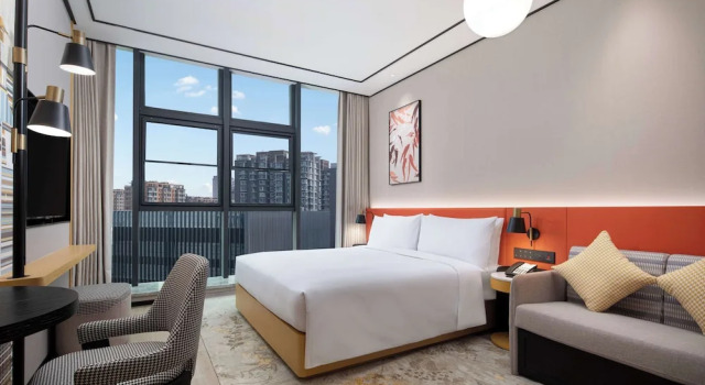 Двухместный номер Deluxe Hilton Garden Inn Beijing Huaxiang Tiantan Hospital