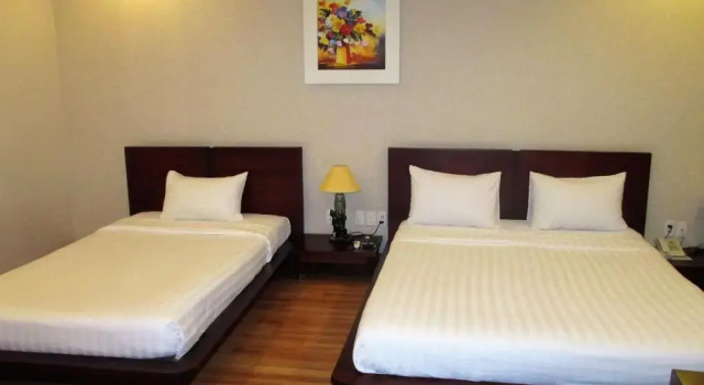 Трёхместный номер Deluxe с видом на город Kim Tho Hotel