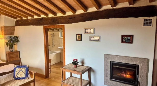 Номер Royal с балконом и с видом на горы Historic Farmhouse Casa Del Chiodo