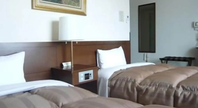 Кровать в общем номере (женский номер) Hotel Route-inn Koriyama Inter