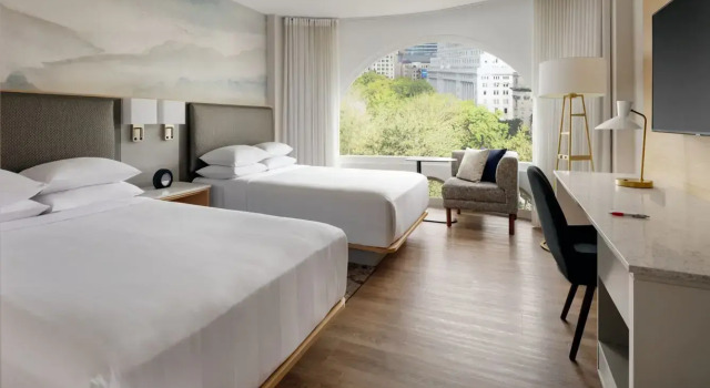 Standard- værelse med parkudsigt Montreal Marriott Chateau Champlain