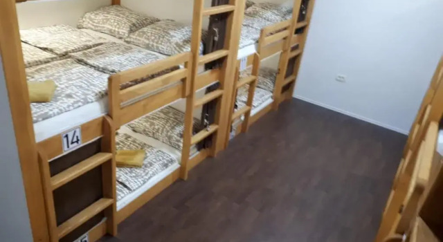 Кровать в общем номере HOSTEL Railway