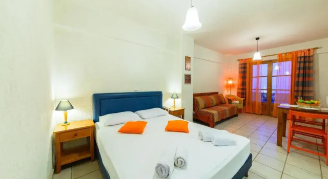 Трёхместная студия с видом на море Grekis Hotel and Apartments