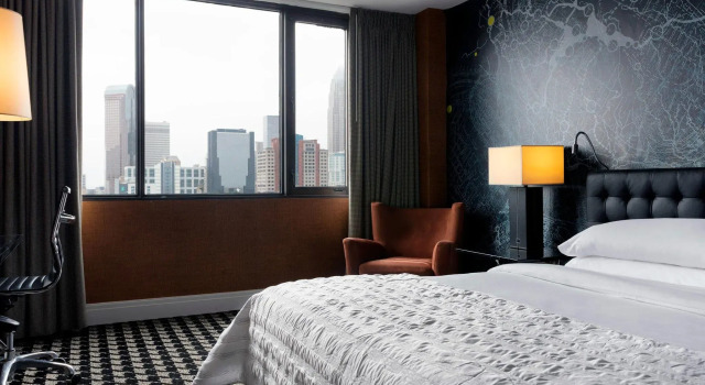 Двухместный номер Standard с видом на город Le Meridien Charlotte